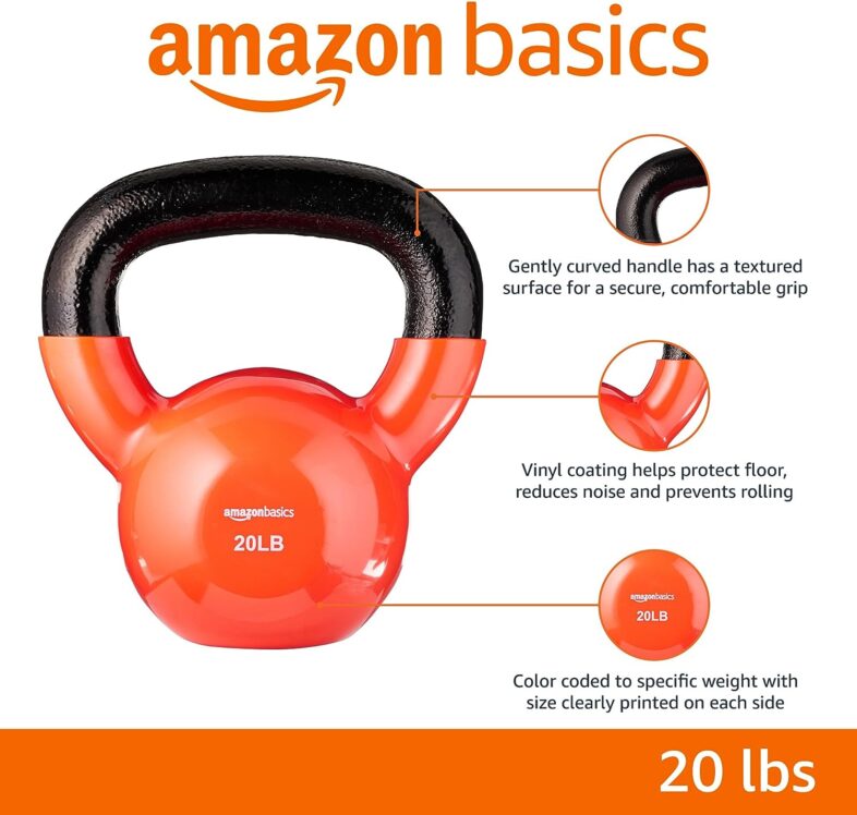 Amazon Basics Vinyl Kettlebell Review